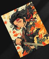 Tanjiro Kamado Slayer Metal Poster | Inspired by Demon Slayer