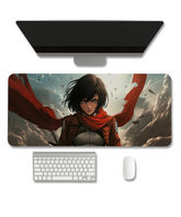 Mikasa Titan Guard Desk Mat | Inspired by Attack on Titan