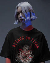 Attack On Titan T-Shirt Oversized | Premium Anime Streetwear