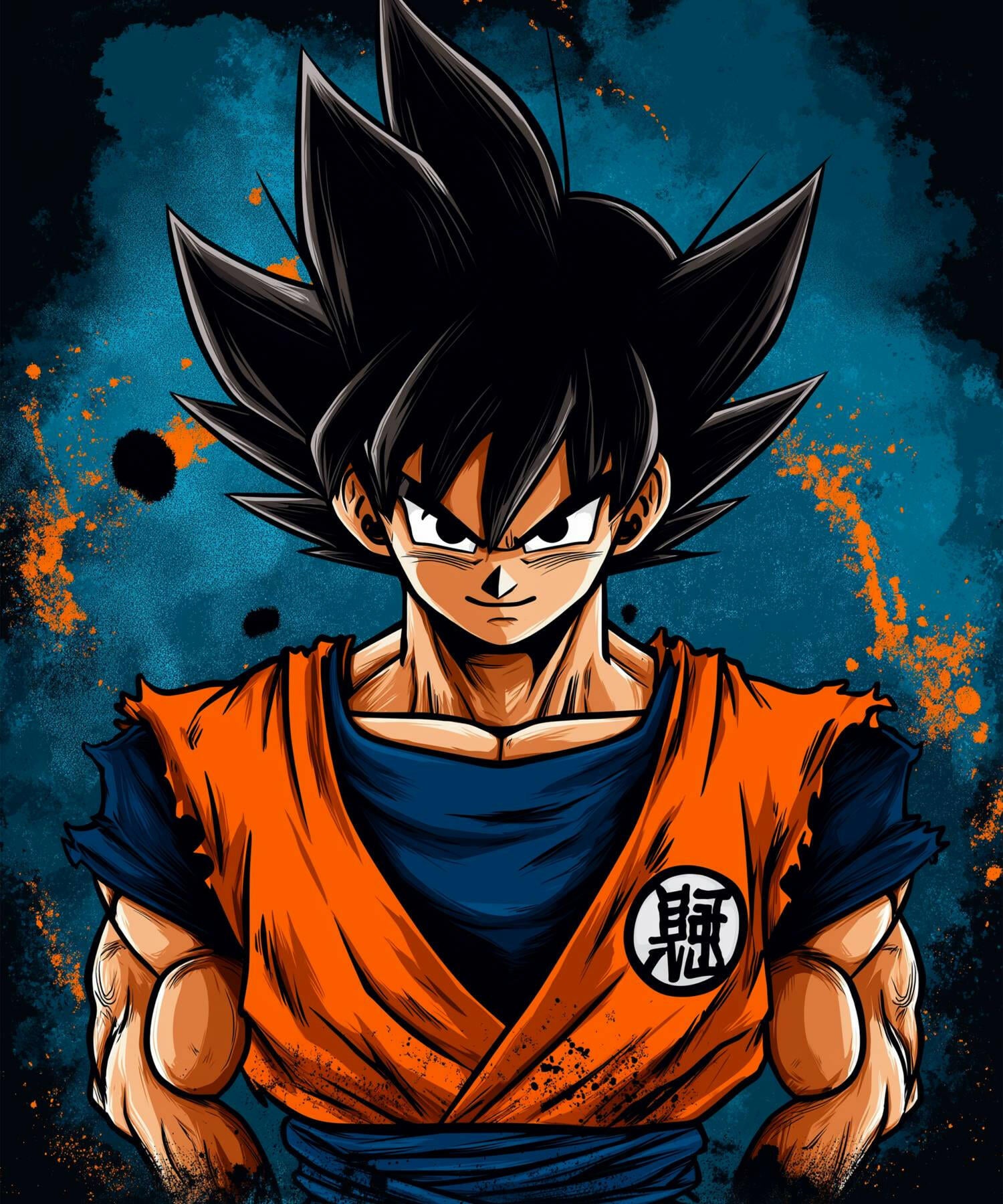 Goku Power Metal Poster | Inspired by Dragon Ball Z