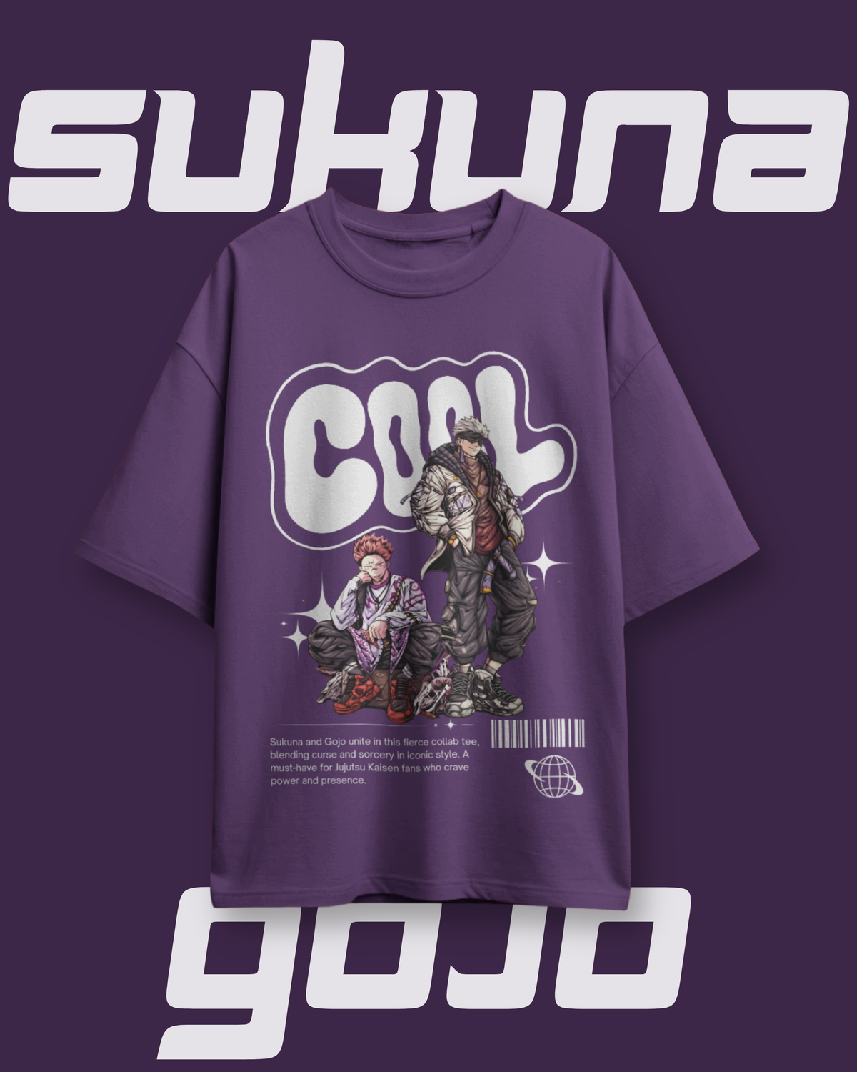 Sukuna and Gojo Tshirt | Jujutsu Kaisen Anime T Shirt