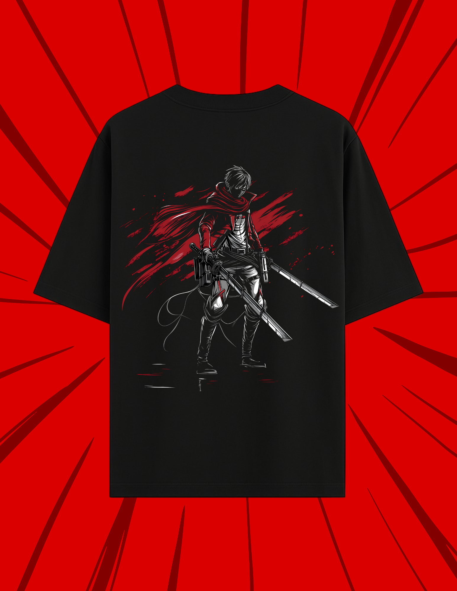 Attack on Titan | Levi Ackerman Oversized T-Shirt