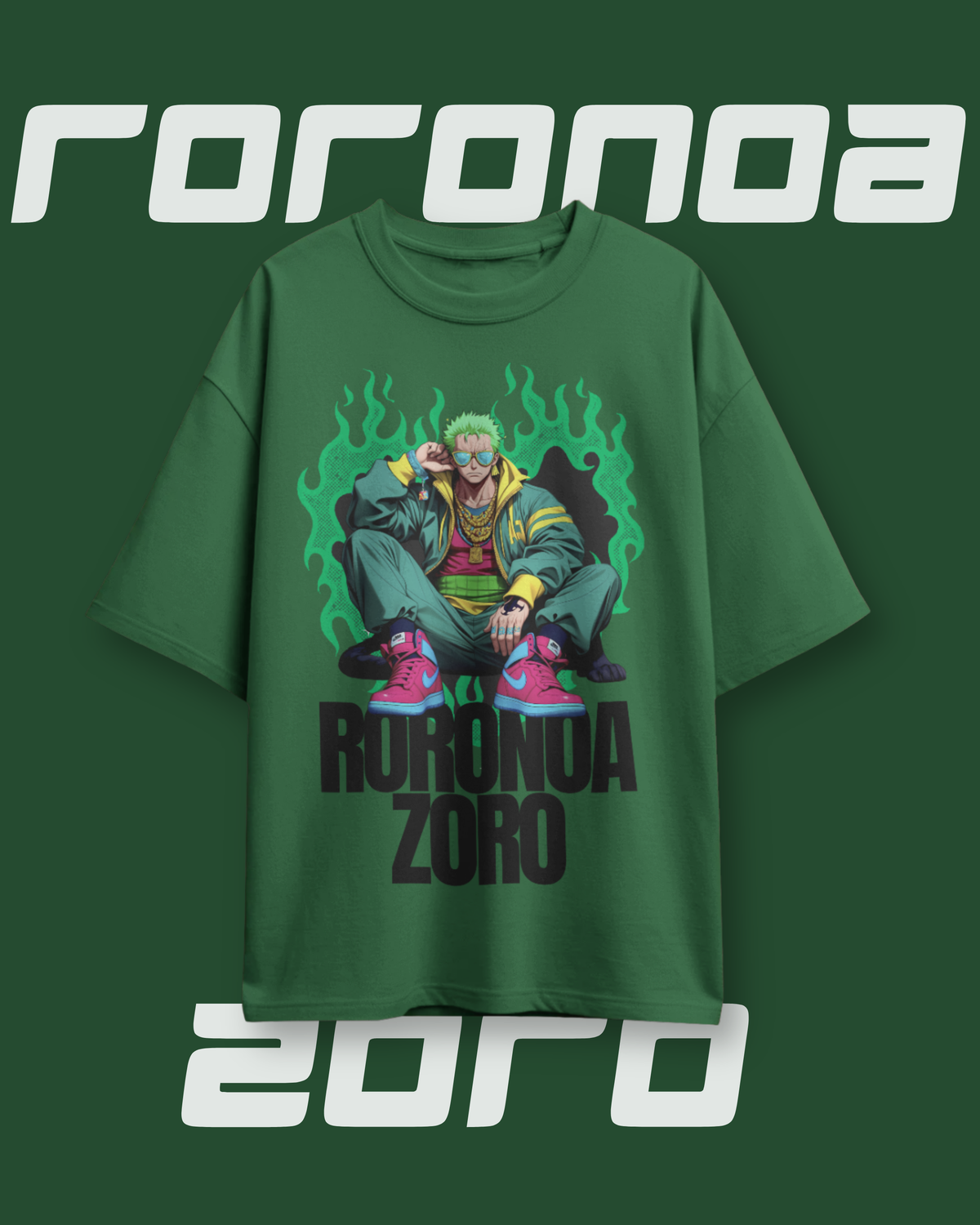 Zoro T Shirt | Roronoa Zoro T Shirt Oversized