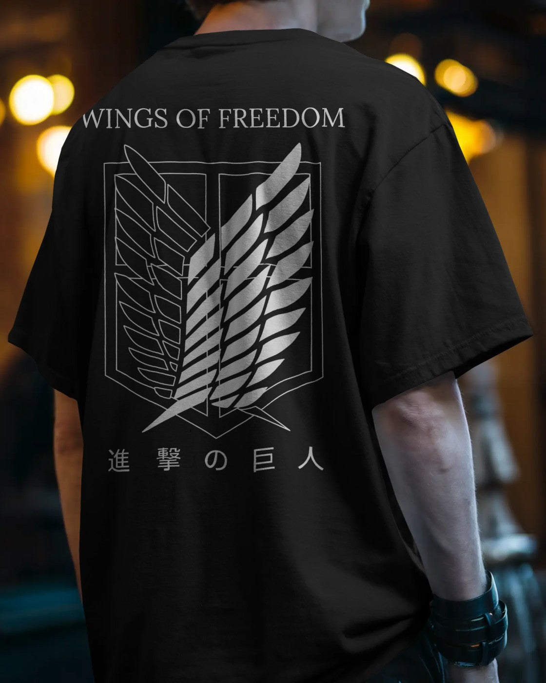 Attack on Titan T-Shirt | Wings of Freedom | Oversized Anime T-Shirt