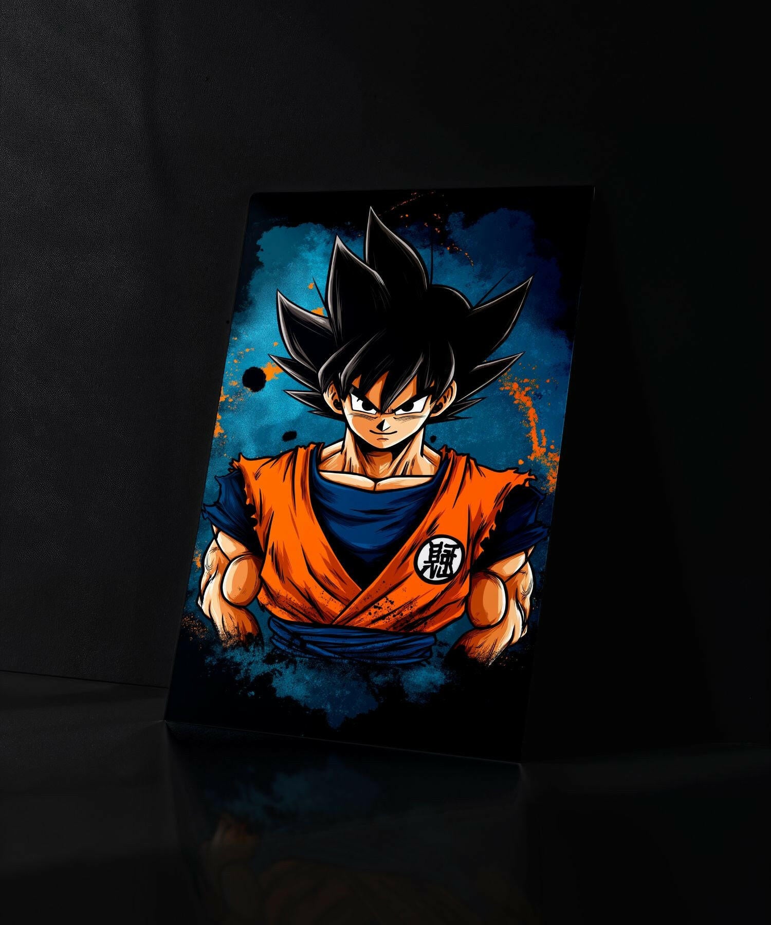 Goku Power Metal Poster | Inspired by Dragon Ball Z