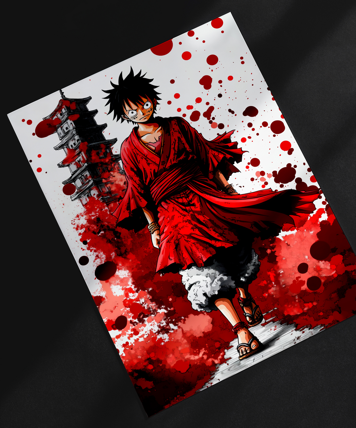 Luffy's Pirate Journey Metal Poster | Inspired by One Piece