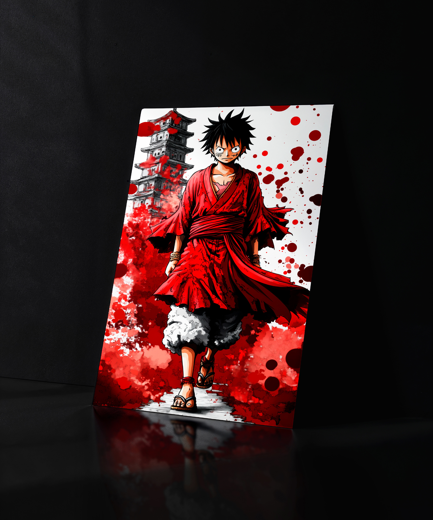 Luffy's Pirate Journey Metal Poster | Inspired by One Piece