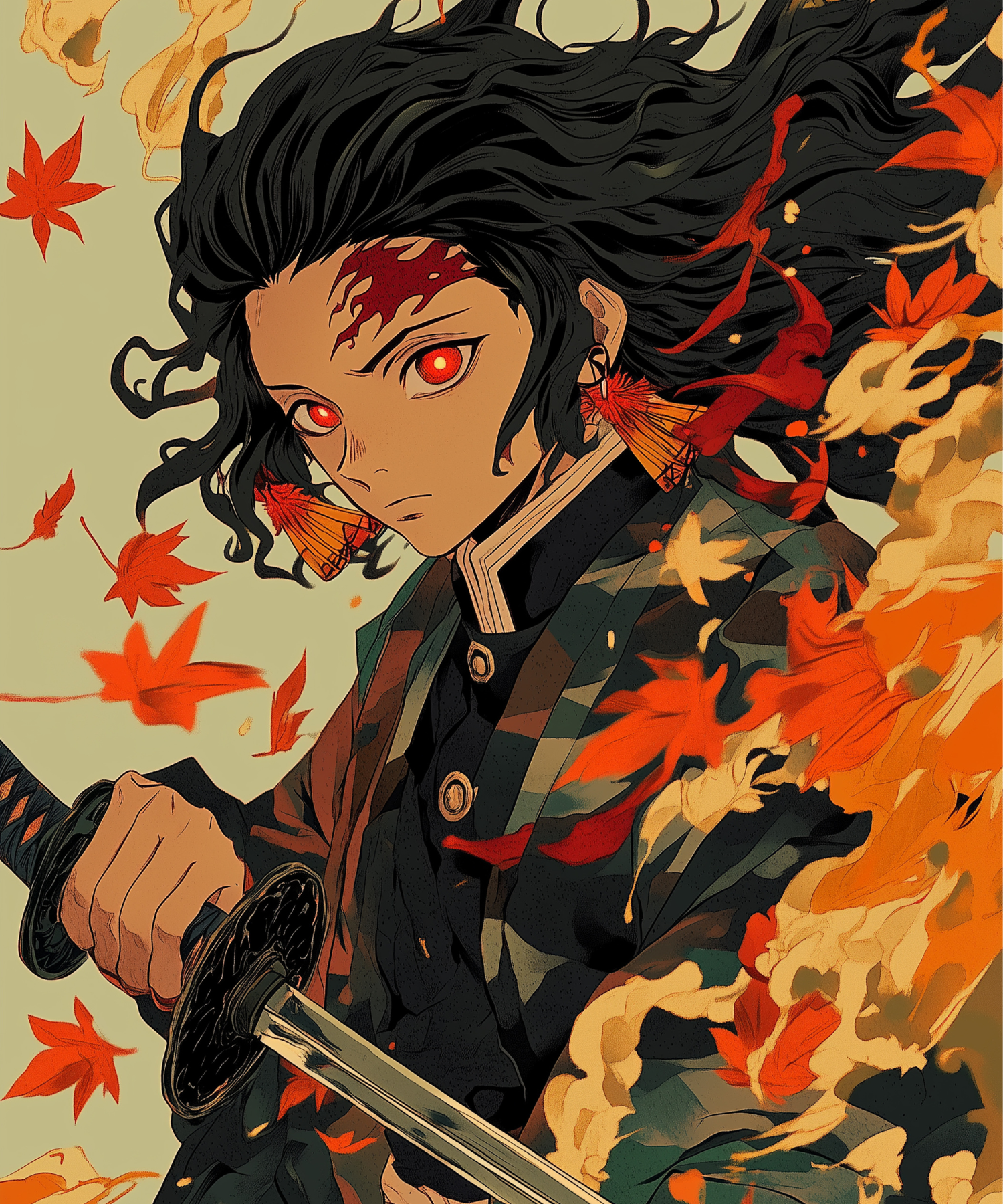 Tanjiro Kamado Slayer Metal Poster | Inspired by Demon Slayer