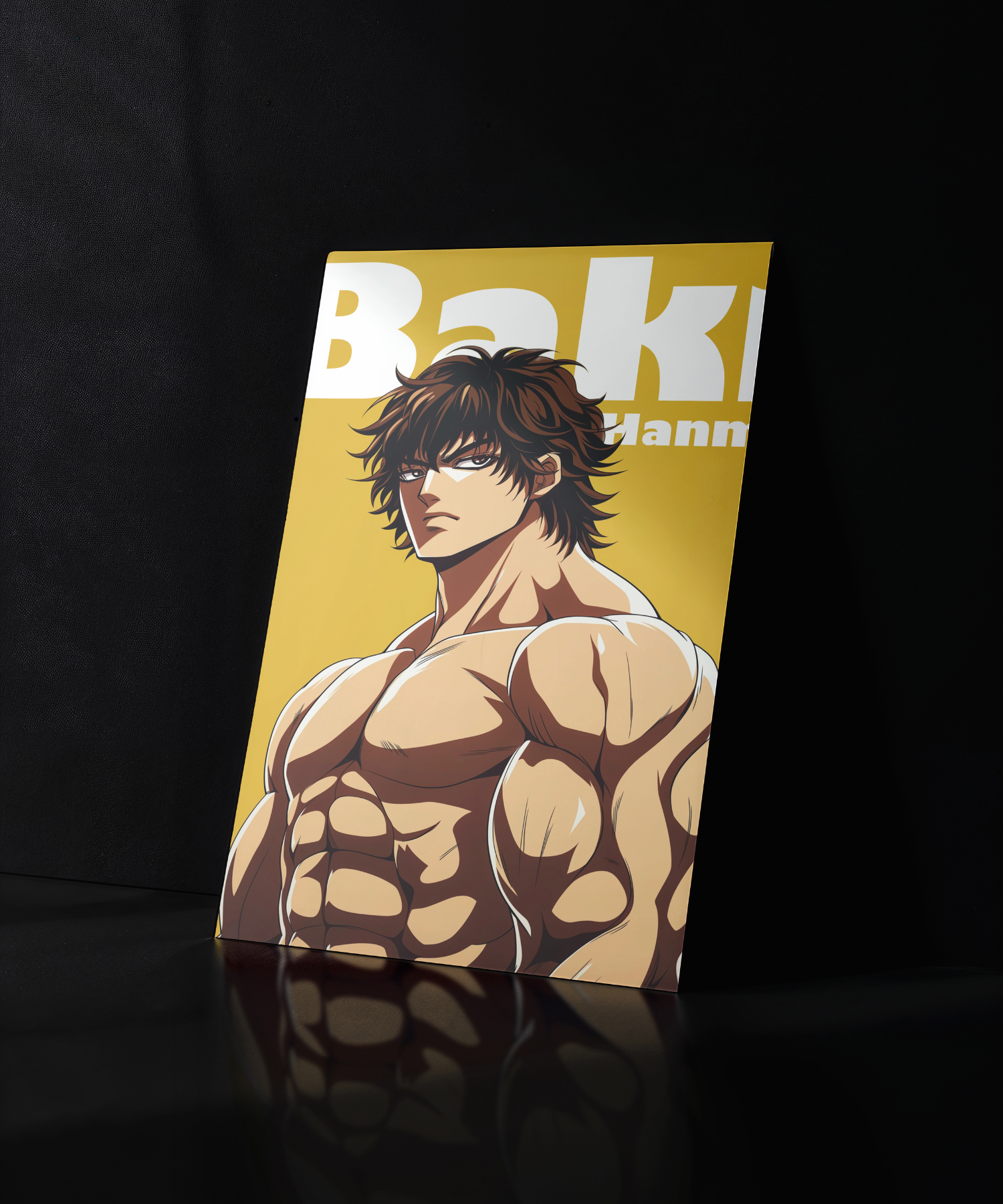 Baki Hanma Metal Poster | Inspired by Baki the Grappler