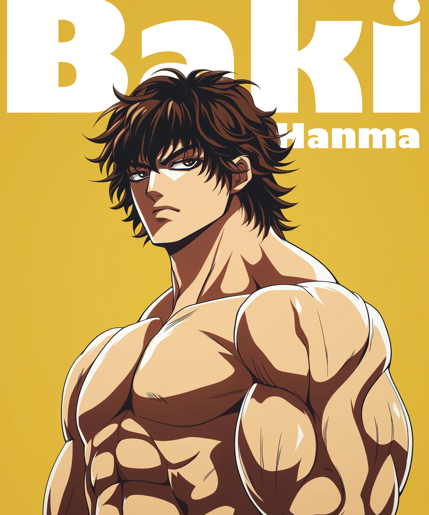 Baki Hanma Metal Poster | Inspired by Baki the Grappler