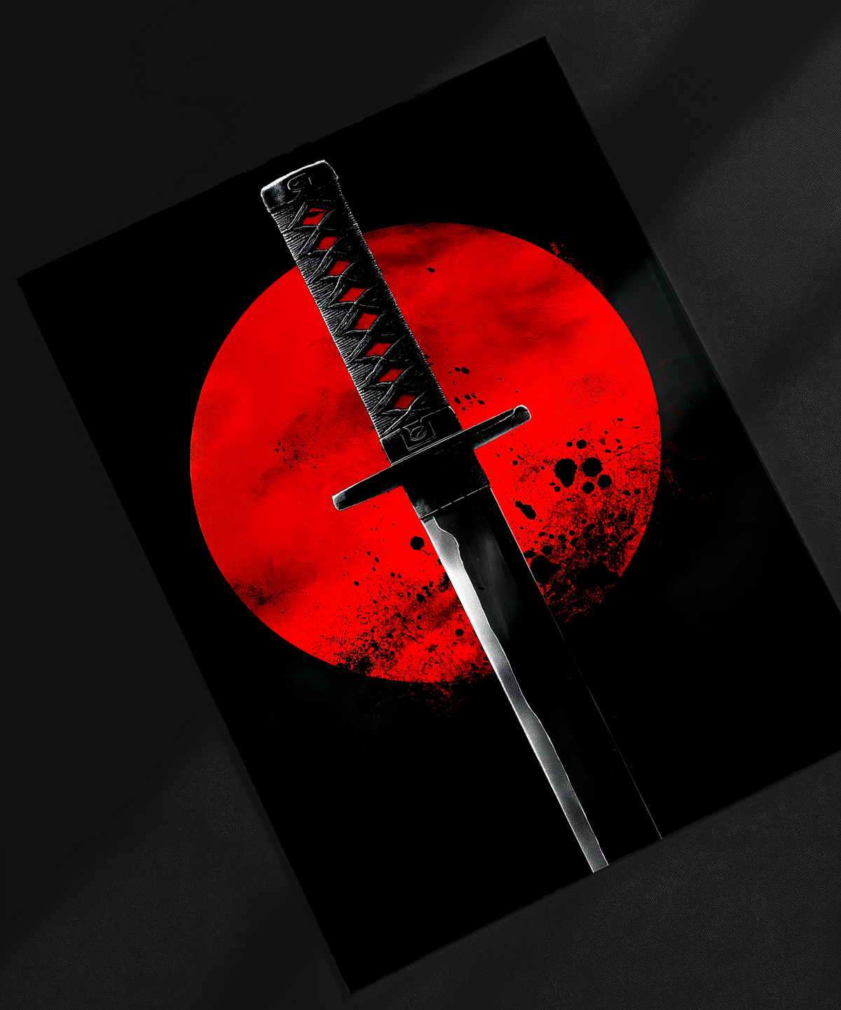 Katana Metal Poster | Samurai Blade Edition