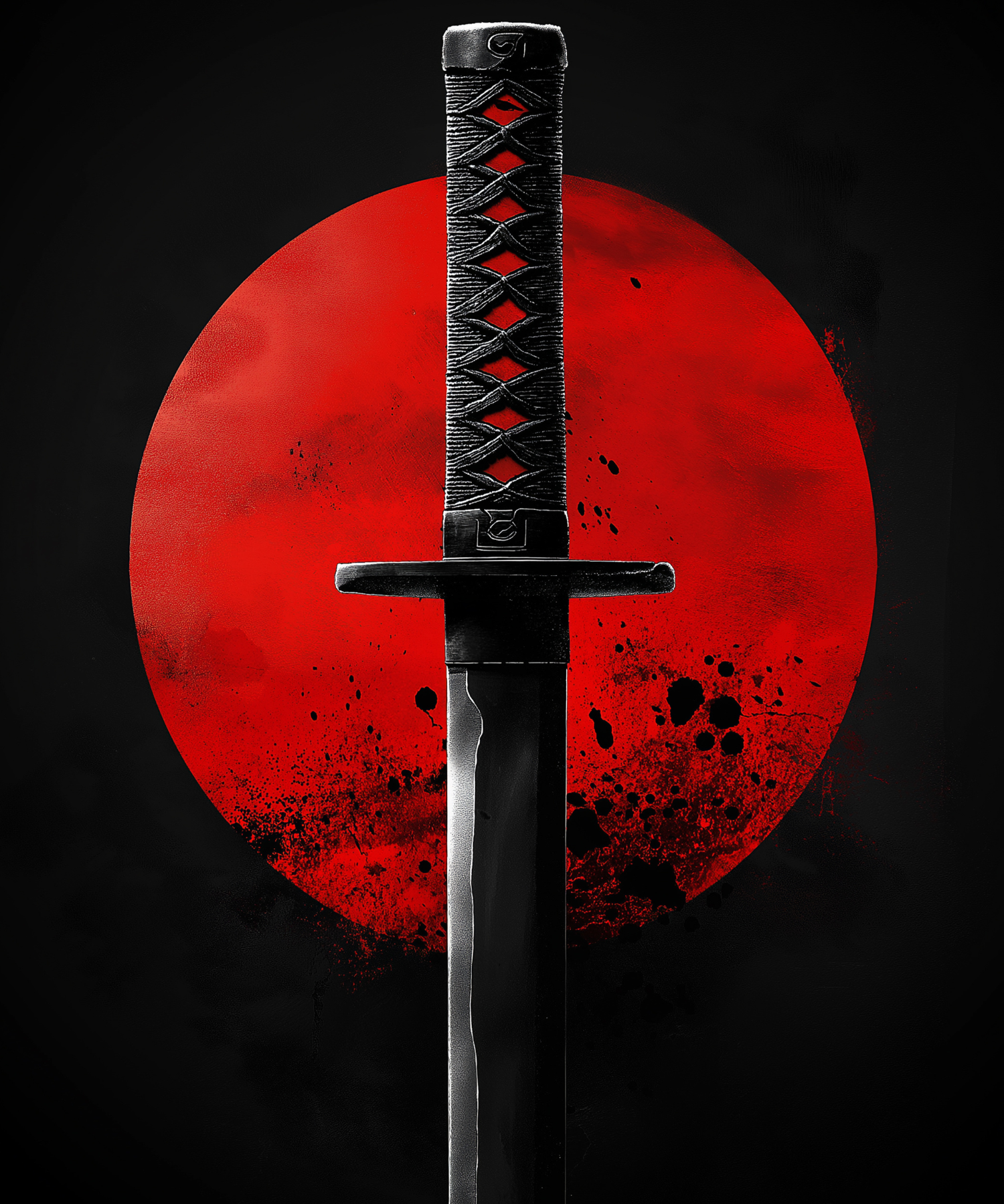Katana Metal Poster | Samurai Blade Edition