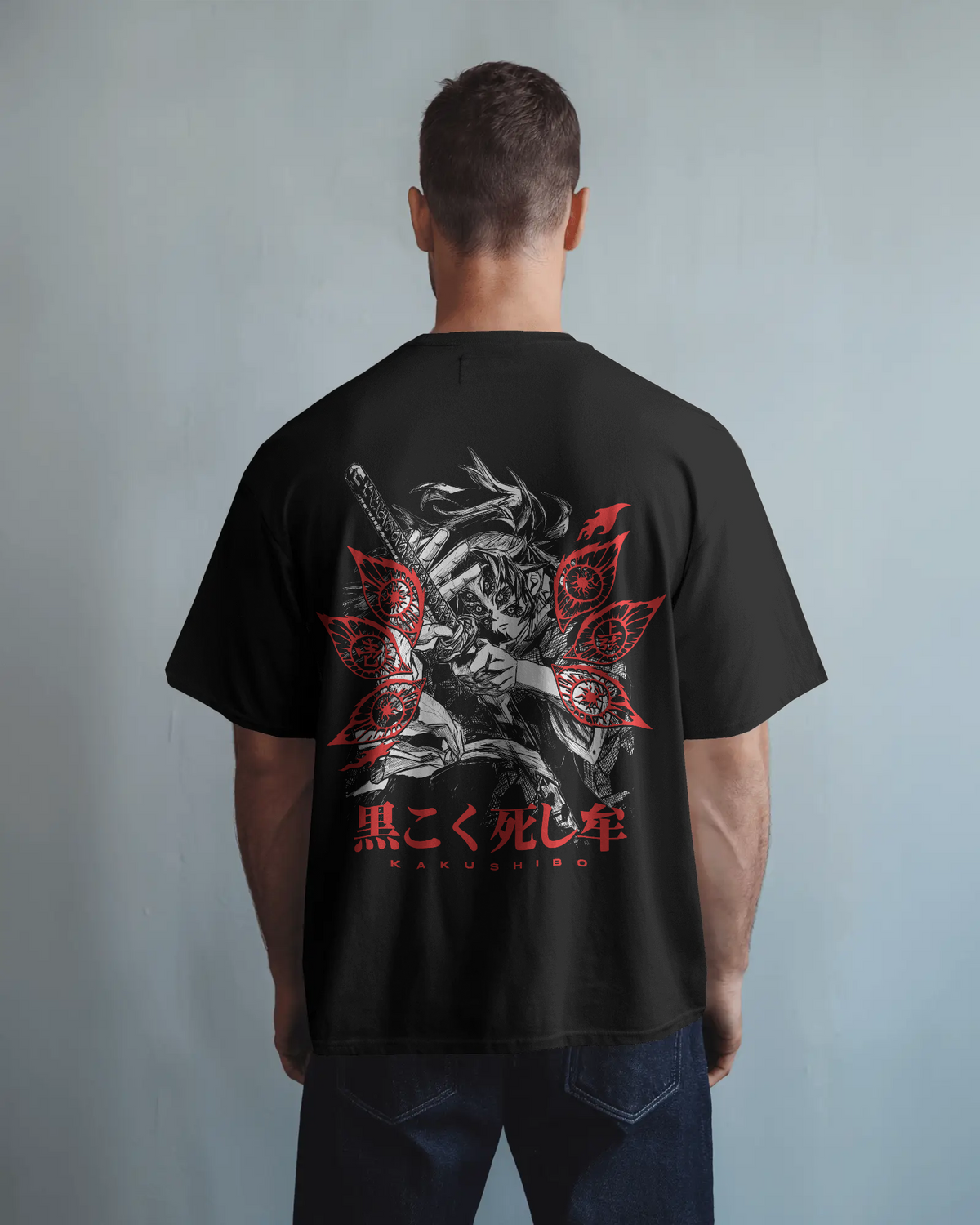 Kokushibo Oversized T-Shirt – Premium Anime Streetwear for Demon Slayer Fans