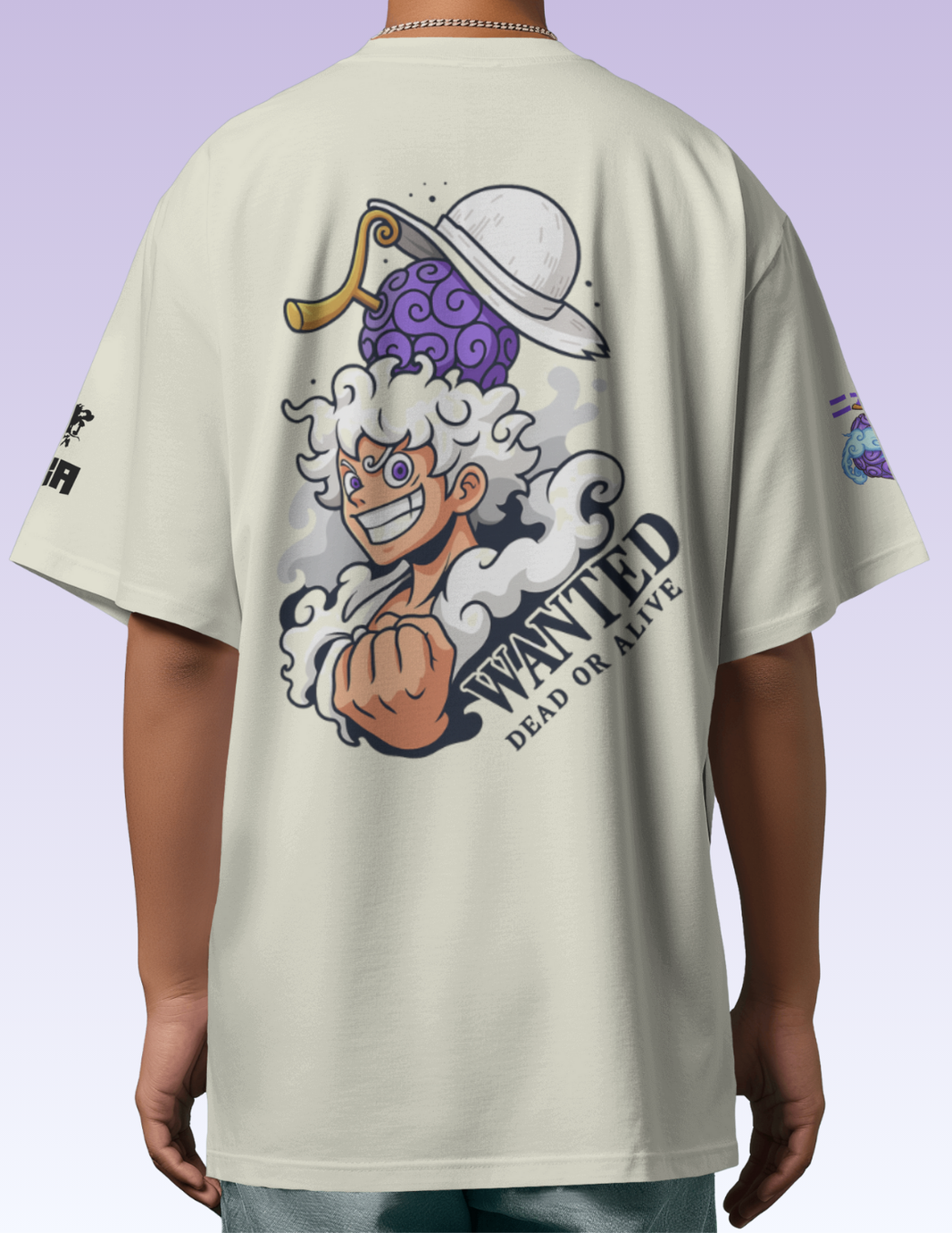 Luffy T Shirt | Oversized Gear 5 One Piece Anime T-Shirt | Animecult