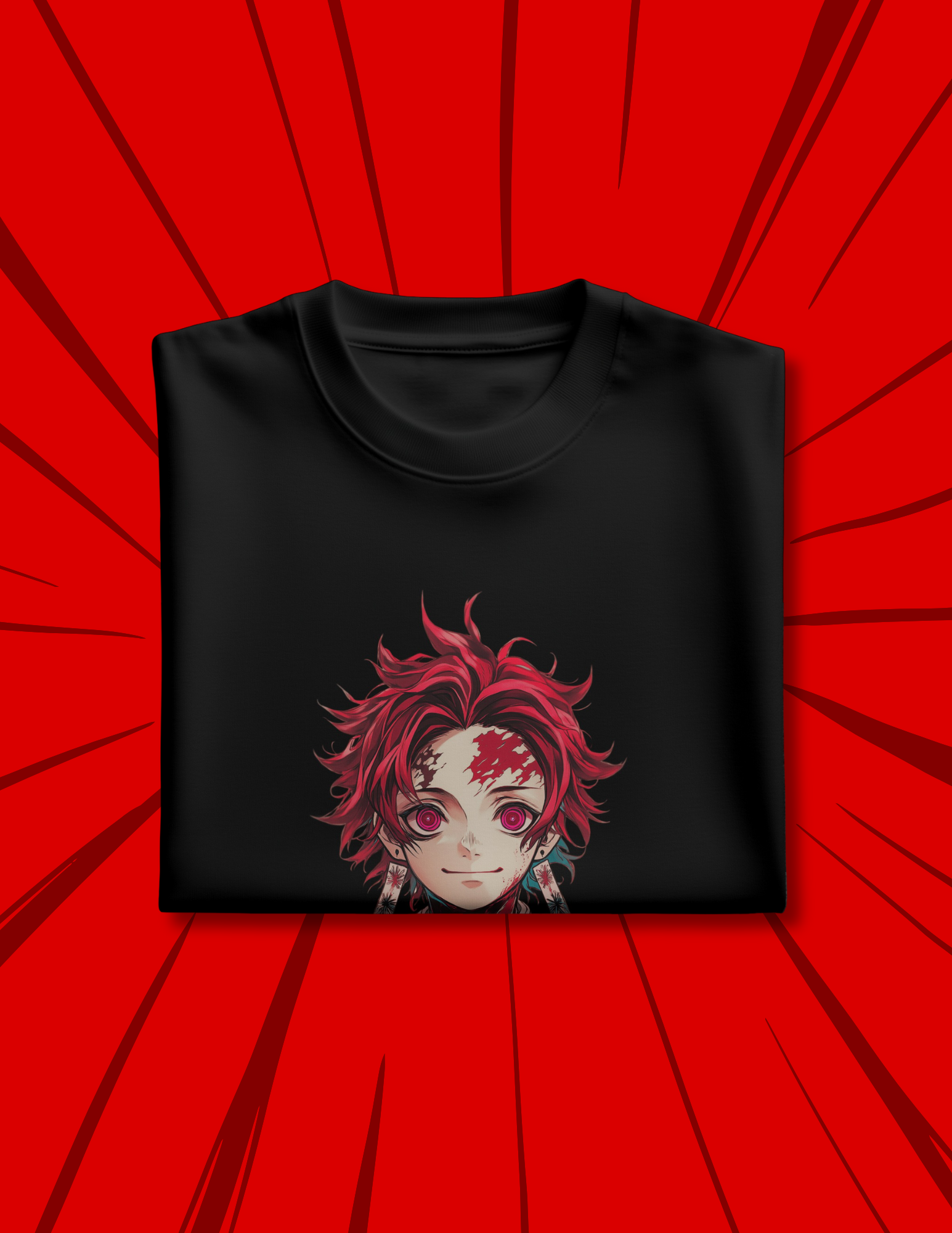 Tanjiro Kamado Oversized T-Shirt | Demon Slayer