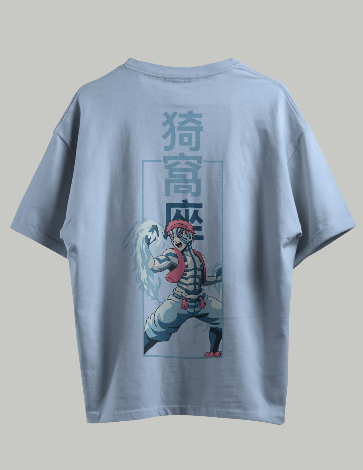 Akaza T Shirt | Oversized Demon Slayer Anime Tee