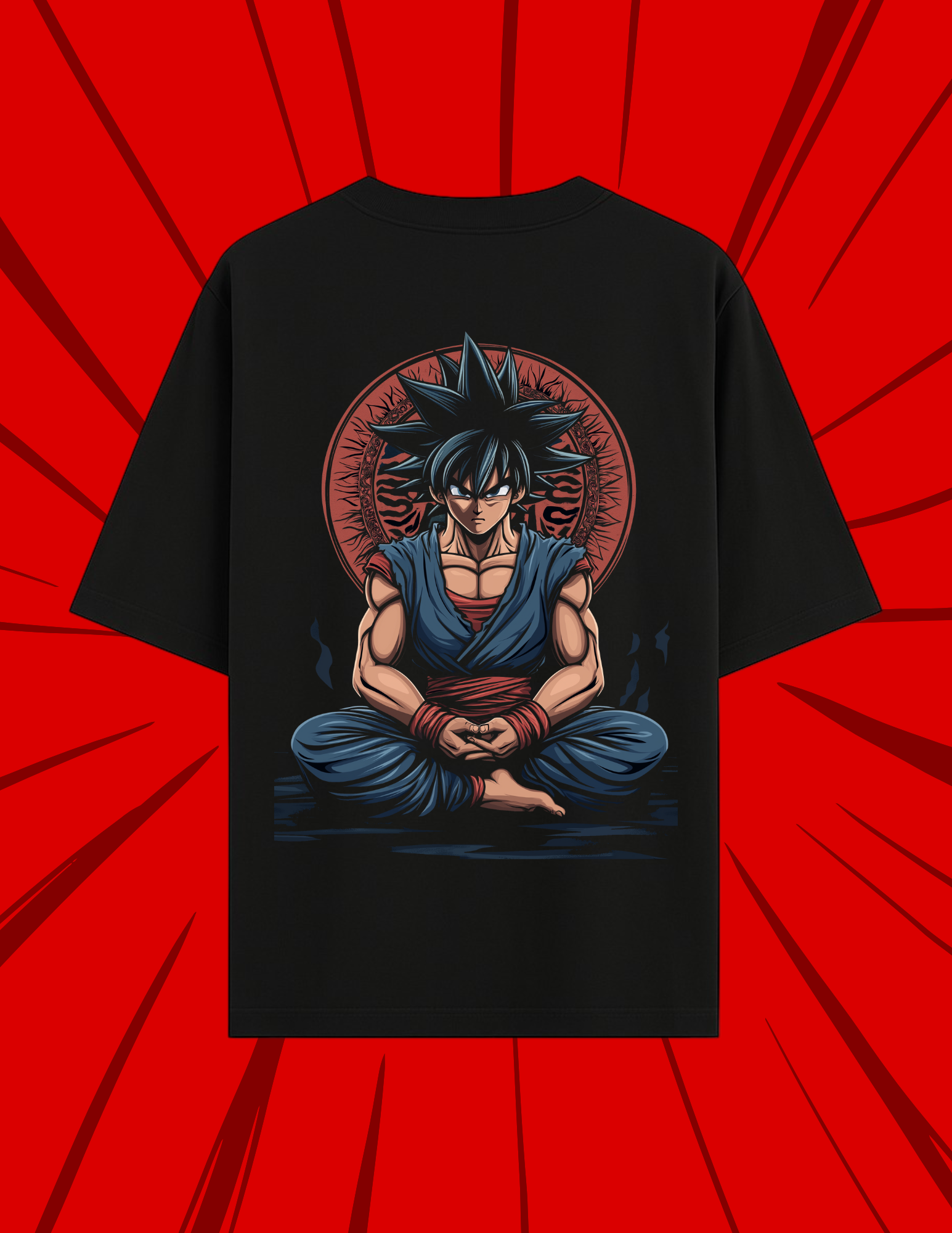 Dragon Ball Z | Goku Meditation Oversized T-Shirt