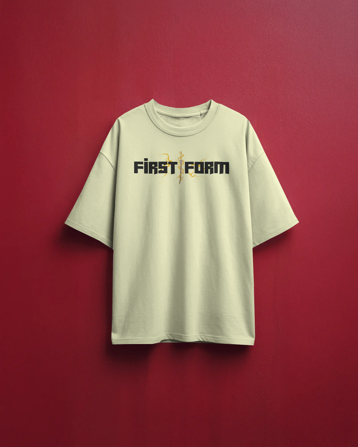 Zenitsu T Shirt – Thunder Breathing First Form Oversized Fit