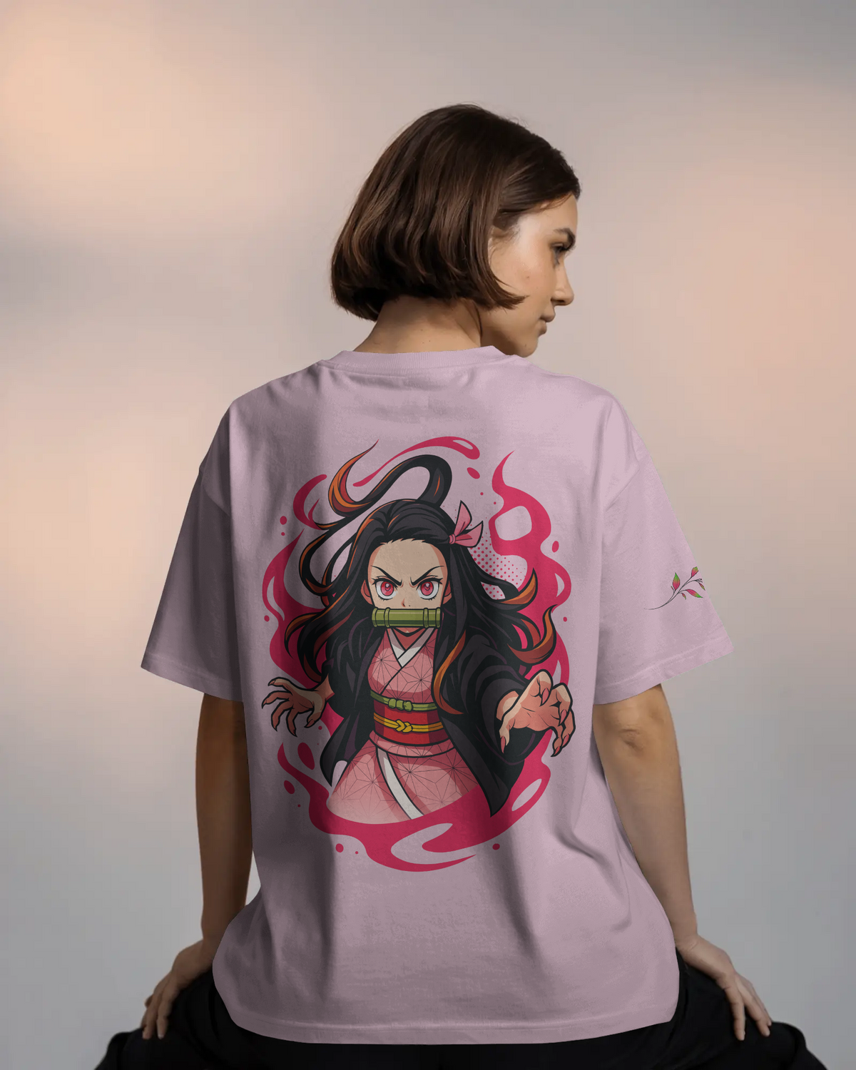 Nezuko T-Shirt | Oversized Demon Slayer Anime Tee