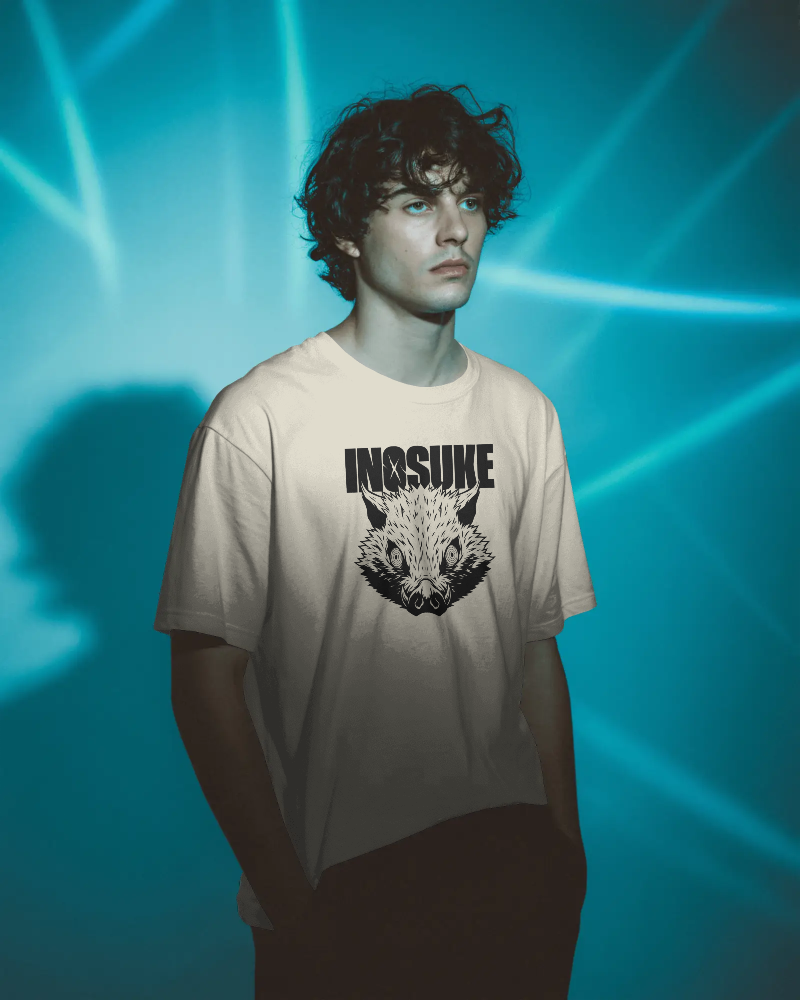 Inosuke T Shirt | Oversized Demon Slayer Anime T-Shirt